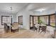 Breakfast nook includes a bay window with views to the backyard at 167 Ebb Tide Cir, Las Vegas, NV 89123