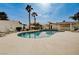 Inviting pool with tanning deck and outdoor seating for entertaining at 167 Ebb Tide Cir, Las Vegas, NV 89123