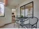 Outdoor patio featuring metal furniture and an open view at 1701 E Katie Ave # 51, Las Vegas, NV 89119