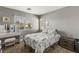 This bedroom is bright and features a window and furnishings at 232 Dog Leg Dr, Las Vegas, NV 89148