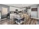 Bright open concept kitchen with stainless steel appliances and granite countertops at 232 Dog Leg Dr, Las Vegas, NV 89148