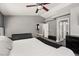 Relaxing main bedroom with neutral colors and a comfortable ambiance at 232 Dog Leg Dr, Las Vegas, NV 89148