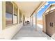 Covered back patio with ample space for outdoor seating and dining at 2612 Tullamore Creek Ln, Laughlin, NV 89029