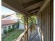 Inviting balcony overlooking lush green landscape, providing an tranquil outdoor retreat at 3189 Pinehurst Dr # B, Las Vegas, NV 89109