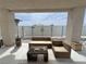 Relaxing covered patio space with furniture and decor, perfect for outdoor living at 4830 E Comanche Dr, Pahrump, NV 89061