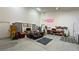 Oversized garage offers a seating area and additional storage at 4830 E Comanche Dr, Pahrump, NV 89061