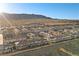 Extensive aerial view highlighting the orderly layout of a modern residential community at 6144 Rathbone St, Las Vegas, NV 89166