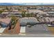 Aerial view of the home in its community, highlighting the large lot and landscaping at 6751 Stubblefield Dr, Pahrump, NV 89061
