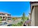 Aerial view of neighborhood street showcasing adjacent homes at 6773 Goose Watch Ct, Las Vegas, NV 89139