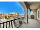 Balcony with views of the street and nearby homes at 6773 Goose Watch Ct, Las Vegas, NV 89139