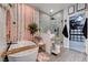 Bright bathroom with a modern shower and soaking tub at 6929 Benson Ferry St, Las Vegas, NV 89149