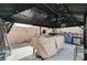 Outdoor gazebo with dining and cooking area, perfect for entertaining and enjoying the beautiful backyard at 6929 Benson Ferry St, Las Vegas, NV 89149