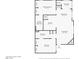 A detailed floor plan showing the layout of the home, including the kitchen, bedrooms, and living areas at 700 Carnegie St # 3214, Henderson, NV 89052
