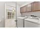 Laundry room with appliances and adjacent room at 8528 Sierra Cima Ln, Las Vegas, NV 89128