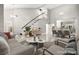 Spacious living room featuring high ceilings, elegant decor, and abundant natural light at 8528 Sierra Cima Ln, Las Vegas, NV 89128
