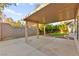 Charming covered patio with neutral tones, seamlessly blending indoor and outdoor living spaces at 8528 Sierra Cima Ln, Las Vegas, NV 89128