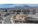 Charming desert home featuring solar panels, an outdoor patio, and mountain views at , Las Vegas, NV 89134