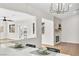 Bright living space with a fireplace and an eat-in kitchen bar at , Las Vegas, NV 89134