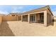 Wide angle view of the backyard at 10943 Doresta Ave, Las Vegas, NV 89166