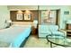 Well-lit bedroom with comfortable bedding and contemporary decor, perfect for a relaxing stay at 135 E Harmon Ave # 2916, Las Vegas, NV 89109