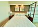 The bedroom features comfortable sleeping arrangements with contemporary decor, a relaxing atmosphere for a good night's rest at 135 E Harmon Ave # 2916, Las Vegas, NV 89109