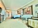Spacious main room featuring a king bed, seating area, and modern decor at 135 E Harmon Ave # 2916, Las Vegas, NV 89109