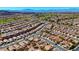 An aerial view of a well-planned community showcasing neatly arranged homes at 1803 Eagle Village Ave, Henderson, NV 89012