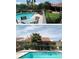 Community pool surrounded by lush greenery and patio seating at 2569 Malabar Ave, Las Vegas, NV 89121