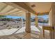 Inviting covered patio offering a shaded retreat with a view of the serene backyard at 3017 Walnut Park Ct, Henderson, NV 89052