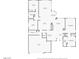 Detailed floorplan showcasing the layout of the home, including bedrooms, bathrooms, and living spaces at 3017 Walnut Park Ct, Henderson, NV 89052