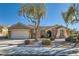Charming single-story house with mature trees, desert landscaping, and a two-car garage at 3017 Walnut Park Ct, Henderson, NV 89052