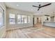 Spacious living area with large windows, recessed lighting, and modern ceiling fan at 3017 Walnut Park Ct, Henderson, NV 89052