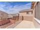 Open-air balcony with metal railings, providing a serene spot to enjoy views of the surrounding neighborhood at 309 Gemstone Hill Ave, North Las Vegas, NV 89031