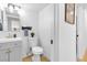 Cozy bathroom showcasing modern toilet and vanity at 3611 Valencia St, Las Vegas, NV 89121