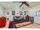 Cozy living room featuring stylish decor, comfortable seating, and a welcoming atmosphere at 3788 Forestcrest Dr, Las Vegas, NV 89121