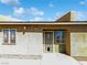 Charming front entrance with security door, stylish windows, and welcoming facade under a bright sky at 3829 Soda Springs Dr, Las Vegas, NV 89115