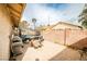 The private backyard features a paver patio, ideal for outdoor activities and relaxing at 4438 Faberge Ave, Las Vegas, NV 89115