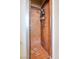 Updated shower featuring a new shower head and caddy, and clean glass door at 4574 Sheri Lyn Ct, Las Vegas, NV 89121