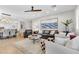 Open living space with hardwood floors and modern furnishings at 69 Via Di Mello, Henderson, NV 89011