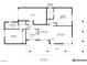 Detailed floor plan showcasing layout including the kitchen, living room, bedrooms, and primary suite at 7341 Girard Dr, Las Vegas, NV 89147