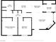 Detailed floor plan showcasing the layout, dimensions, and flow of the entire home at 7950 W Flamingo Rd # 1044, Las Vegas, NV 89147