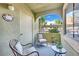 Charming covered patio with seating, offering a relaxing outdoor space at 7950 W Flamingo Rd # 1044, Las Vegas, NV 89147