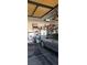 Organized garage with ample storage space and a car parked inside at 8117 Discovery Point St, Las Vegas, NV 89139