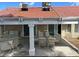 Covered patio with seating at 8641 Surtidor Dr, Las Vegas, NV 89117