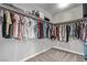 Walk-in closet with ample storage and shelving for organized living at 10160 W Meranto Ave, Las Vegas, NV 89178