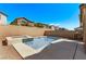 Private pool with integrated spa and surrounding block wall for secluded outdoor living at 10160 W Meranto Ave, Las Vegas, NV 89178