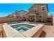 Inviting backyard features a hot tub and pool, great for entertaining and relaxation at 10160 W Meranto Ave, Las Vegas, NV 89178