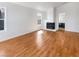 Bright bedroom with wood floors and a fireplace at 132 Montclair Dr, Henderson, NV 89074