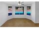 Cozy dining area bathed in natural light with stunning backyard pool views at 132 Montclair Dr, Henderson, NV 89074