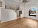 Bright foyer with tall ceilings, wood flooring, and natural light at 132 Montclair Dr, Henderson, NV 89074